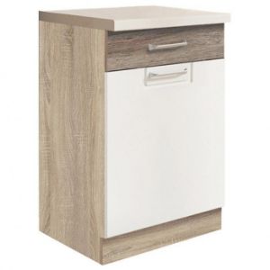 Obrazek Szafka kuchenna Econo 4D Sonoma/Biały/San Remo