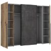 Obrazek Szafa Narago 270 cm Dąb Artisan/Beton