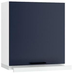 Obrazek Szafka kuchenna Max W60/68 Slim Pl ze srebrnym okapem granat