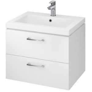 Obrazek Zestaw szafka z umywalką Lara Como 60 biały