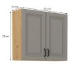 Obrazek Szafka kuchenna Stilo claygrey/artisan 80g/72 2f