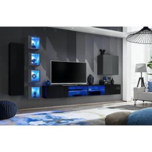 Obrazek  Meblościanka Switch Xxvi Czarny/Grafit 