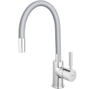 Obrazek Bateria zlewozmywakowa elastyczna szara Zumba 