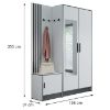 Obrazek Garderoba Roj Plus 13 biała 