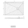Obrazek Brodzik prostokątny Opal 120/80/2.6 biały