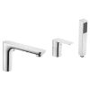 Obrazek Bateria Wannowa 3-Otworowa Dokos Chrom 