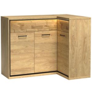 Obrazek Komoda Narożna Deska M15 Mediolan Natural Hikora