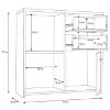 Obrazek  Komoda Best Chest Old Wood Vin/Beton 3
