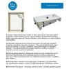 Obrazek Brodzik pięciokątny Espera Plus Aqm2698cst 90x90x12 czarny 