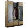 Obrazek Garderoba Roj 12 craft + Madryt 1100 ekoskóra czarna