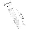 Obrazek Lampa ogrodowa Inox 8266 K1