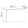 Obrazek Szafka kuchenna Gardena G60KN white
