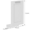 Obrazek Front kuchenny LUNA biały mat/biały front zm 713x446