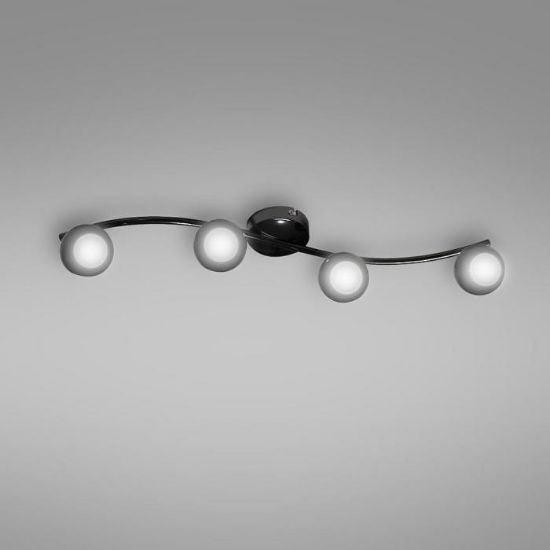 Obrazek Lampa Mars AS-8006-04-6195 czarny-chrom LS4