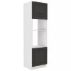 Obrazek Szafka kuchenna STILO grafit mat/biały 60dmp-210 2f