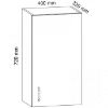 Obrazek Szafka kuchenna Gardena G40 white