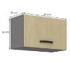 Obrazek Szafka kuchenna SCANDI jodełka/antracyt 60gu-36 1f