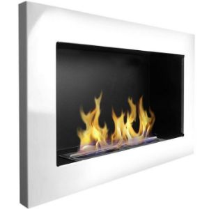 Obrazek Biokominek 900x400 biały połysk