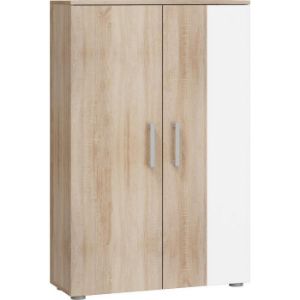 Obrazek Regał Stella (sonoma jasna/biały połysk))