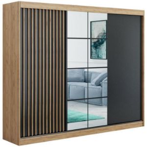 Obrazek Szafa Larysa 250 czarny/craft złoty