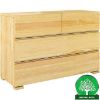 Obrazek Komoda Drewniana Sosnowa 4s Skandica Vestre Naturalny 