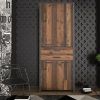 Obrazek Szafa Symmach 2S4D old-wood vinteage/beton