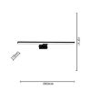 Obrazek Lampa Shine Black 4382 Czarna 60cm Ip44 K1