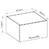 Obrazek Szafka kuchenna VIGO grafit mat 60 NAGU-36 1F