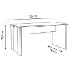 Obrazek Biurko Symmach 153 Old-Wood Vinteage/Beton