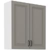 Obrazek Szafka kuchenna Stilo claygrey/biały 80g/90 2f