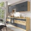 Obrazek Kuchnia Infinity 260 Zestaw C Plus z blatem grey