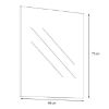 Obrazek Lustro Justus 02 White/Oak Artisan