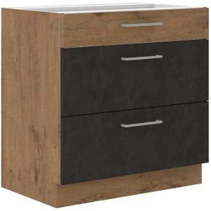 Obrazek Szafka kuchenna VIGO grafit mat 80D 3S BB