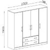 Obrazek Szafa Smart SRl1 200 cm dąb sonoma/biały