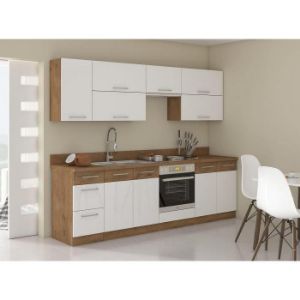 Obrazek Kuchnia Vigo biała HG 260 bez blatu