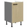 Obrazek  Szafka kuchenna SCANDI jodełka/antracyt 50zl 1f bb 