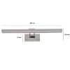 Obrazek Kinkiet Pablo 450 AG-P08W45 chrom 8W K1