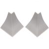 Obrazek Narożnik zewnętrzny – aluminium szare LWS-064