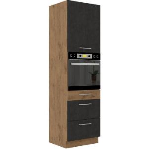 Obrazek Szafka kuchenna VIGO grafit mat 60DPS-210 3S 1F 