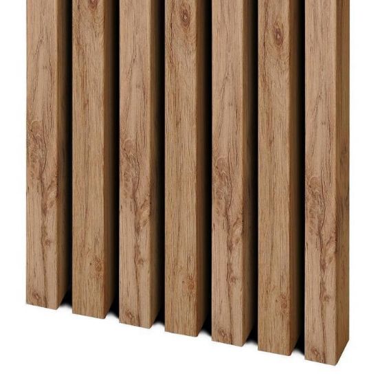 Obrazek Lamele ścienne 3D dąb wotan