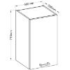 Obrazek Szafka kuchenna Eko White 40G-72 1F