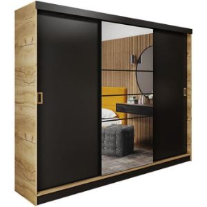 Obrazek Szafa Retro 200 6L craft/ front czarny