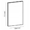 Obrazek Front do zmywarki Gardena D60FZW 713 x 596 white