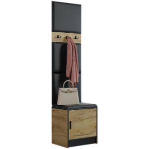 Obrazek Garderoba Roj 10 craft + Madryt 1100 ekoskóra czarna