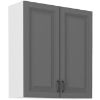 Obrazek Szafka kuchenna Stilo dustgrey/biały 80g/90 2f