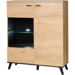 Obrazek Komoda 4 John dąb lefkas/czarny