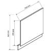 Obrazek Front Zmywarki Natalia 60PO Szary Mat