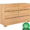 Obrazek  Komoda Drewniana Bukowa 5s Skandica Vestre Naturalny 
