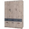 Obrazek Szafa Snow 04 3-D 6-S Wellington/Grafit 