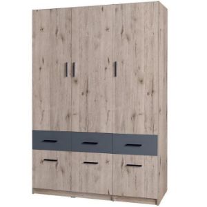 Obrazek Szafa Snow 04 3-D 6-S Wellington/Grafit 